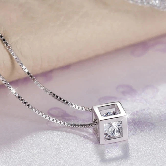 Elegant Cube pendant